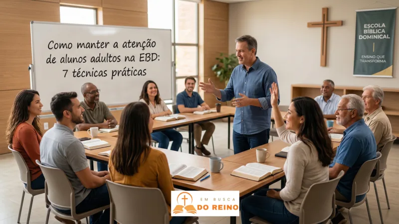 Como Manter a Atenção de Alunos na EBD: 7 Técnicas Práticas