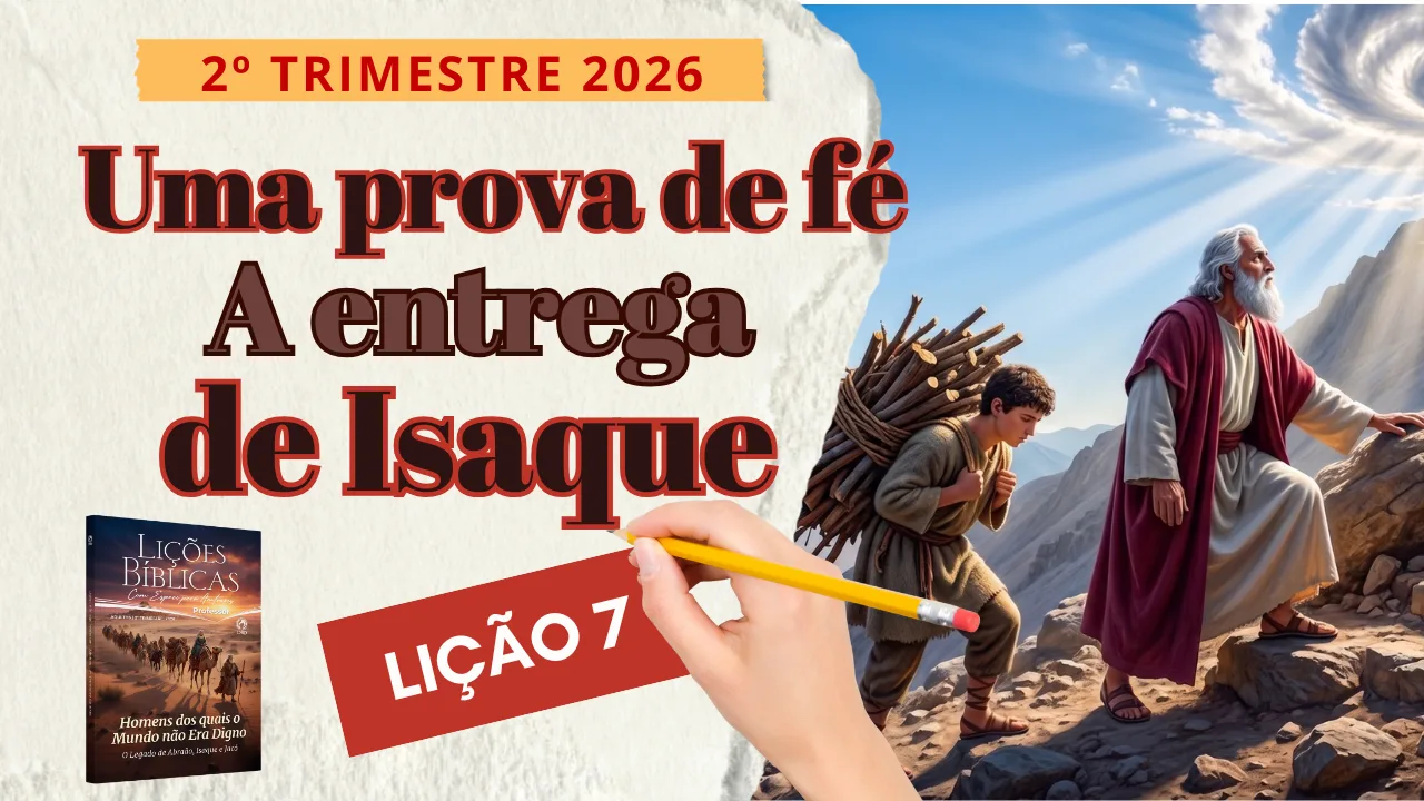 Lição 07: Uma Prova de Fé: A Entrega de Isaque