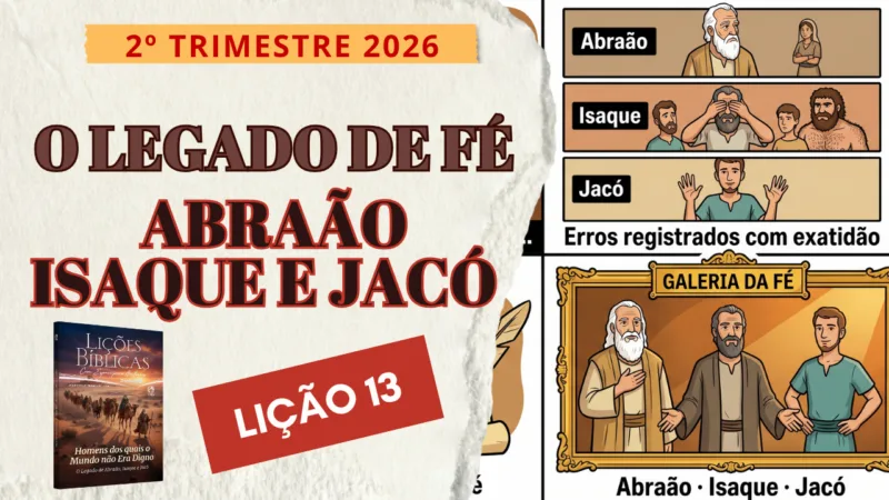 Lição 13: O Legado de Fé de Abraão, Isaque e Jacó